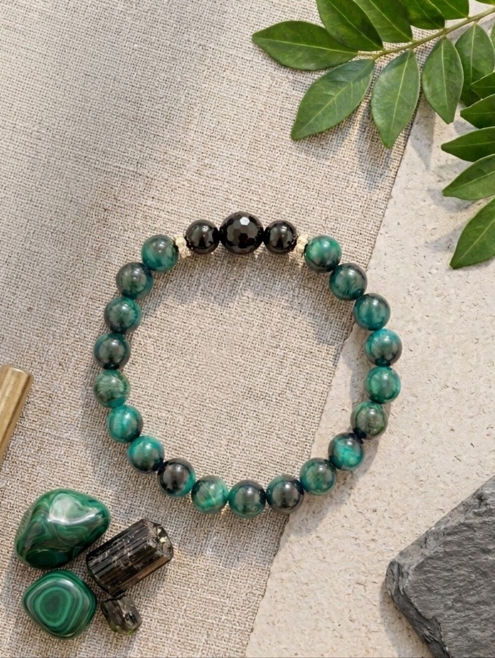 Tigers Eye/Onyx Bracelet